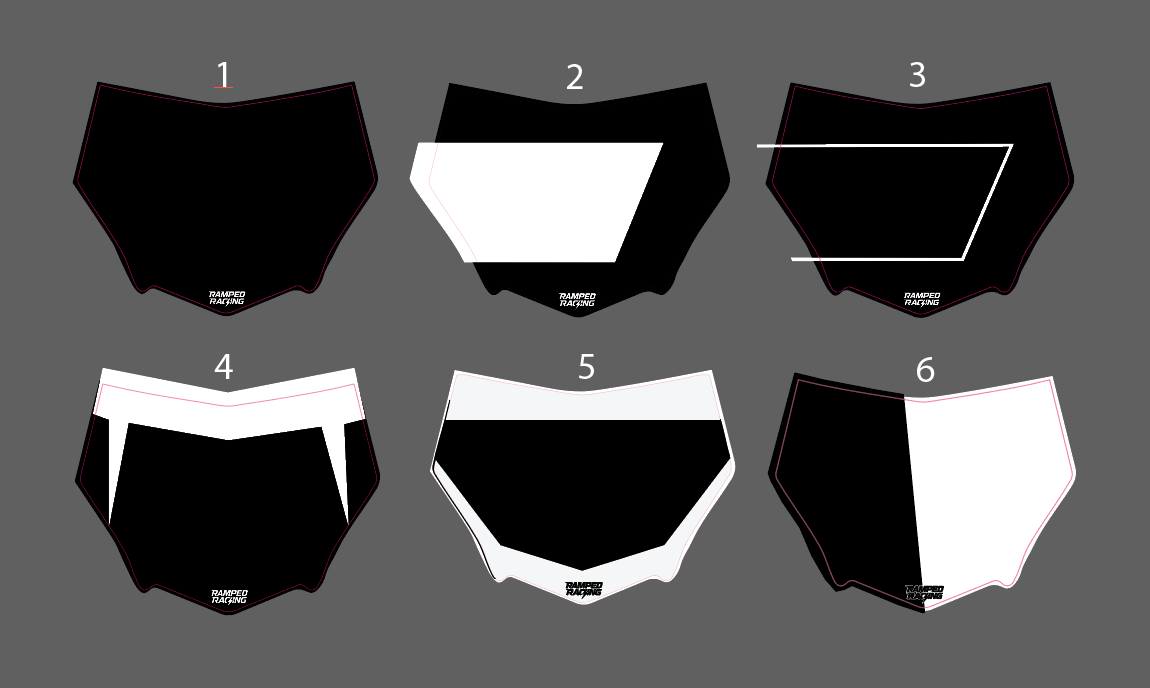 Motocutz Front Plate Decal